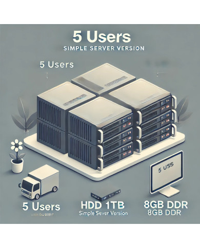 Простой сервер на 5 пользователей