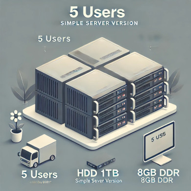 Простой сервер на 5 пользователей