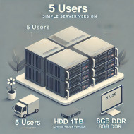 Простой сервер на 5 пользователей