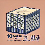 Простой сервер на 10 пользователей