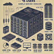 Простой сервер на 15 пользователей