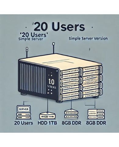 Простой сервер на 20 пользователей