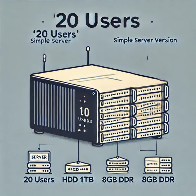 Простой сервер на 20 пользователей